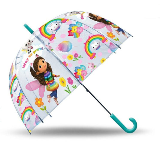 Куклената къща на Габи Gabi's Dollhouse Деца Transparent Umbrella ?Ш70 см