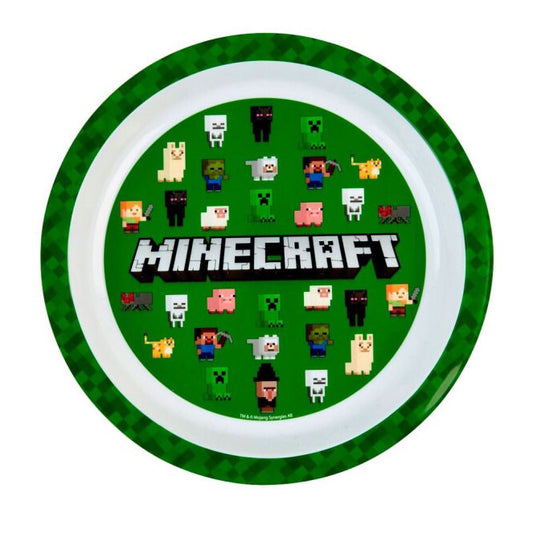 Майнкрафт Green plastic plate