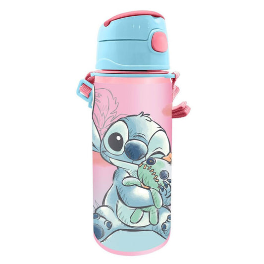 Дисни Лило и Стич Cheeky aluminum bottle with hook 600 ml
