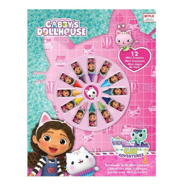Куклената къща на Габи Smoothie Land notebook + Мини crayon комплект
