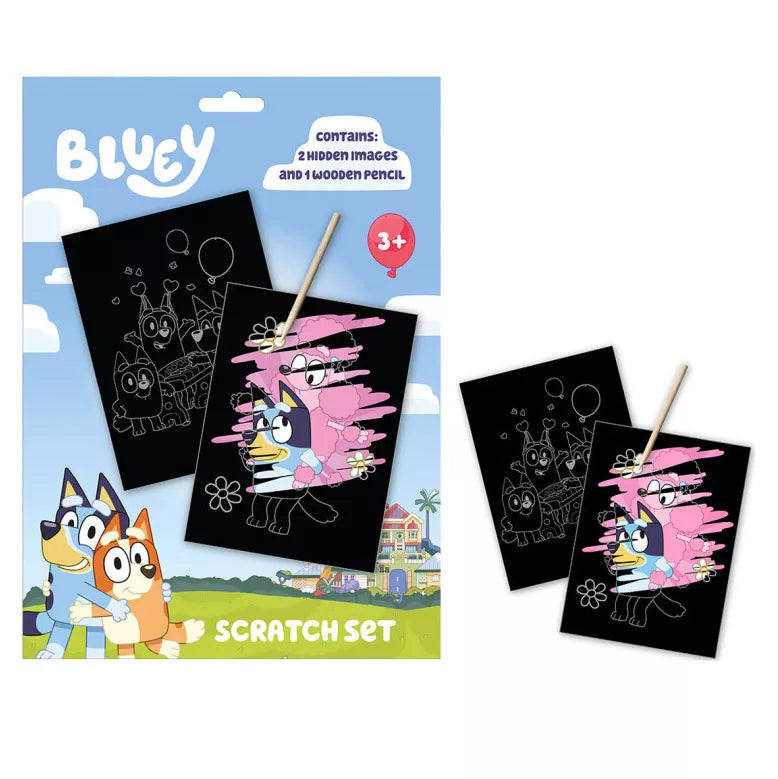 Комплект за Рисуване Scratch Art Блуи/Bluey