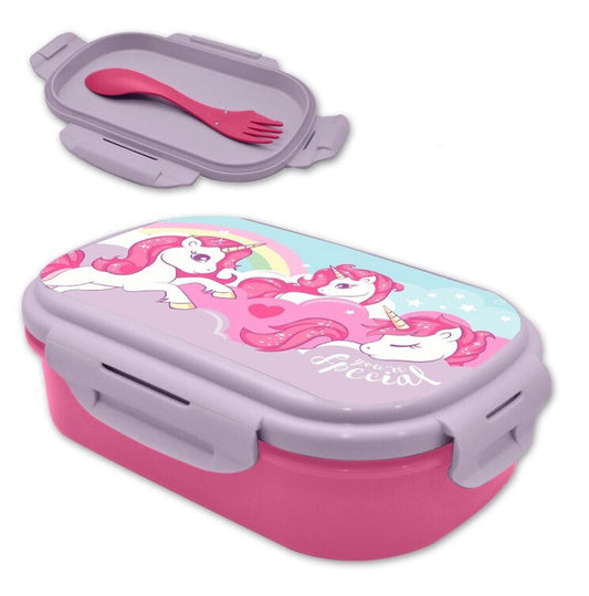 Еднорог Special lunch box + Прибори за хранене комплект