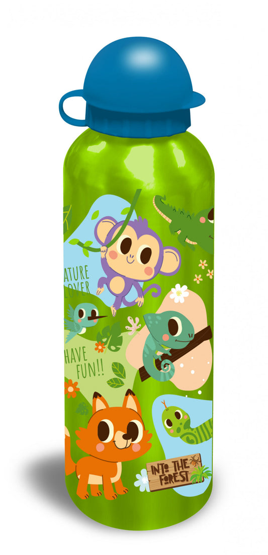 Животни Into the Forest, aluminum water bottle 500 ml