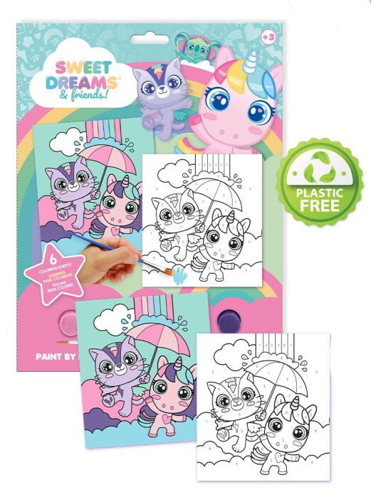 Еднорог Dreams paint комплект with color by числоs