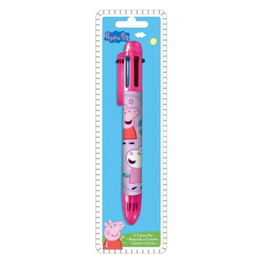 Пепа Пиг Розов 6 color pen