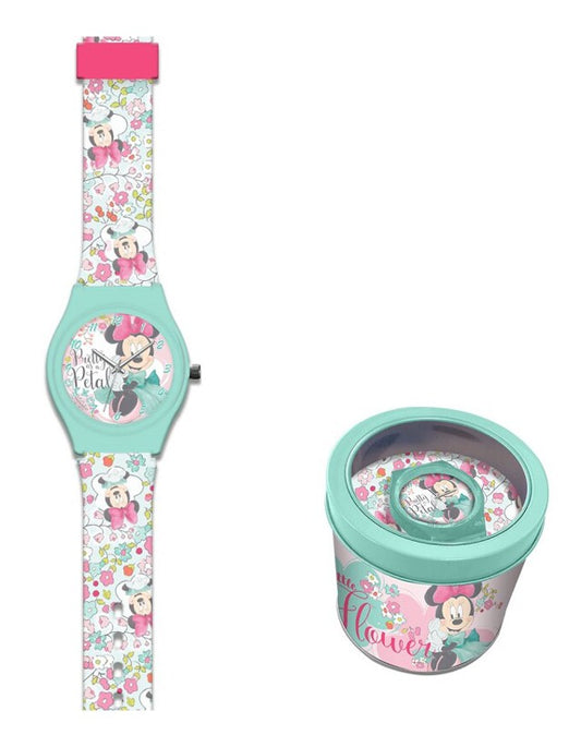 Дисни Мини  Цвете analog watch in metal box