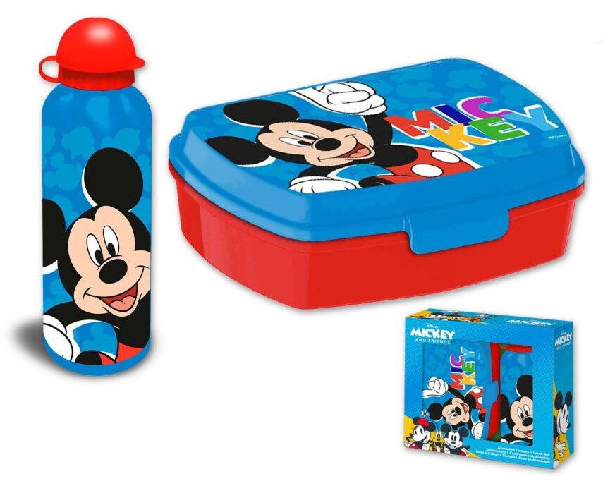 Дисни Мики  Play sandwich box + aluminum flask комплект