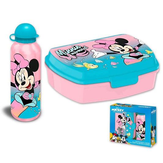 Дисни Мини  Mermaid sandwich box + aluminum bottle комплект