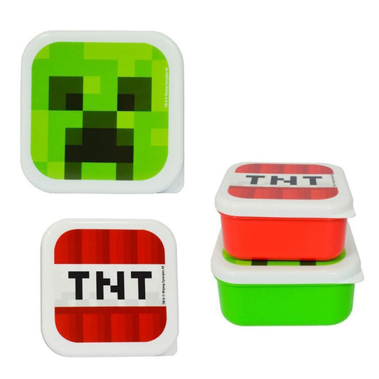 Майнкрафт TNT Мини plastic lunchbox комплект