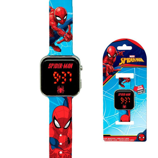Спайдърмен  Син digital LED watch
