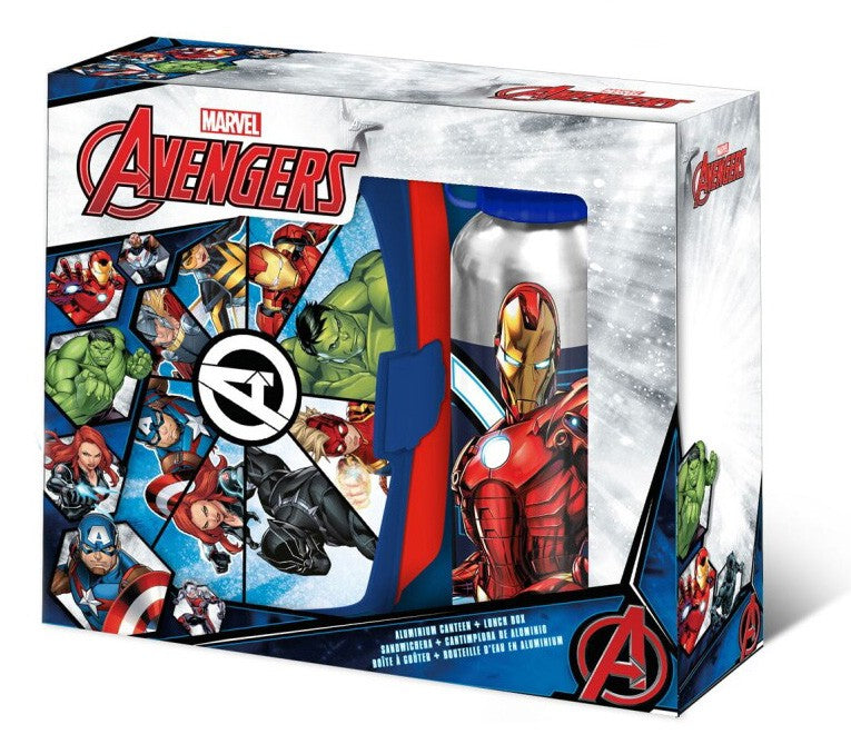 Отмъстителите Team Дух sandwich box + aluminum bottle комплект