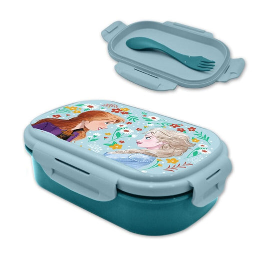 Дисни Замръзналото Кралство Enchanted sandwich box + Прибори за хранене комплект