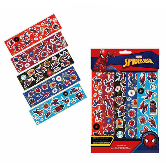 Спайдърмен  Web sticker комплект 5 Чаршафи