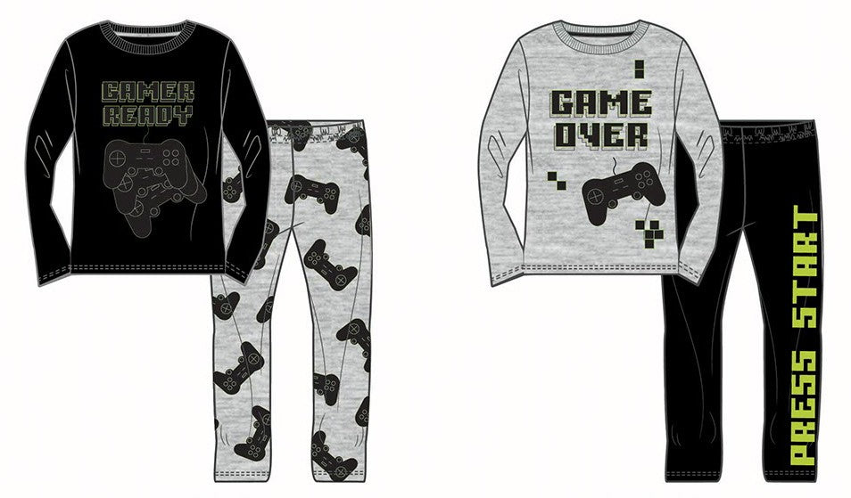 Gamer детско long pajamas 6-12 години