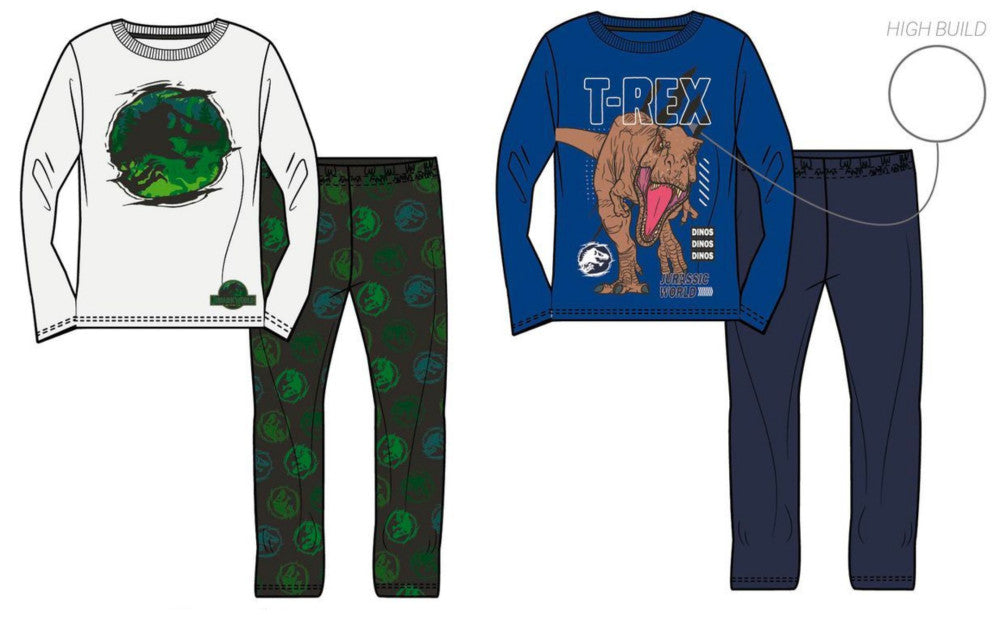Джурасик свят детски long pajamas 4-8 години