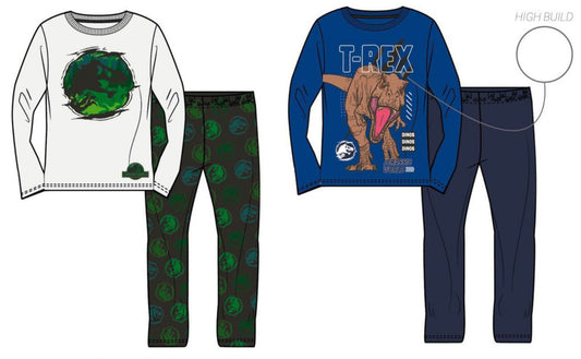 Джурасик свят детски long pajamas 4-8 години