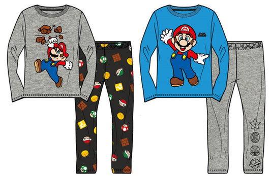 Супер Марио детски long pajamas 4-10 години