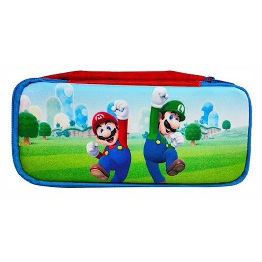 Супер Марио Jump 2-compartМъжеt pencil case 26 см