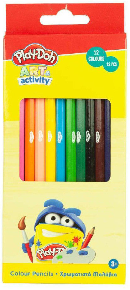 Play-Doh Art Hexagonal coloчервен pencil комплект от 12