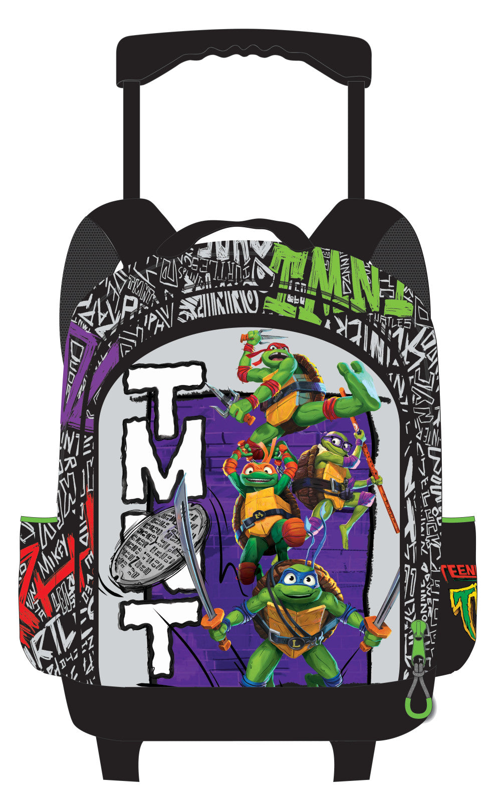 Teenage Mutant Костенурките Нинджа TMNT rolling Ученическа чанта, 46 см bag
