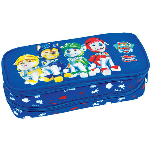 Пес патрул Рицари 2 compartМъжеt pencil case 26 см