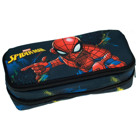 Спайдърмен  Dark Pencil case with 2 compartМъжеts 26 см