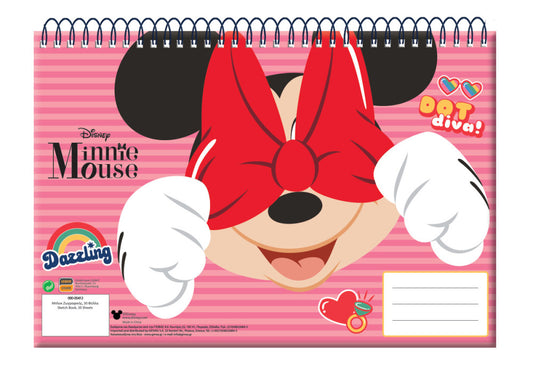 Дисни Мини  Wink A/4 Spiral Sketchpad, 30 pages
