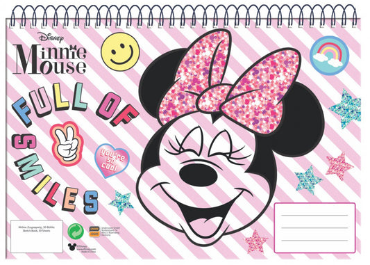 Дисни Мини  Smiles A/4 Spiral Sketchbook with 30 Чаршафи