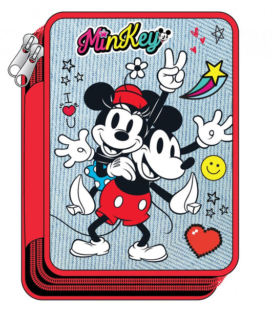 Дисни Мини  Minkey 2-tier filled pencil case