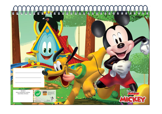 Дисни Мики  Fun Times A/4 spiral sketchbook, 30 Чаршафи