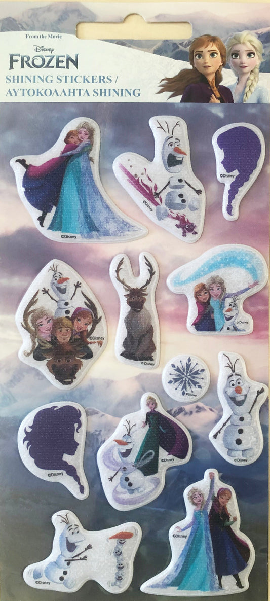 Дисни Замръзналото Кралство Glamor glittering puffy foam sticker комплект