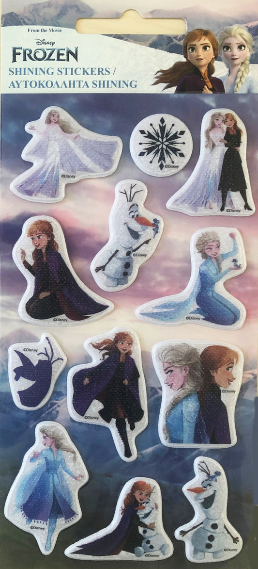 Дисни Замръзналото Кралство Glamor glittery puffy foam sticker комплект