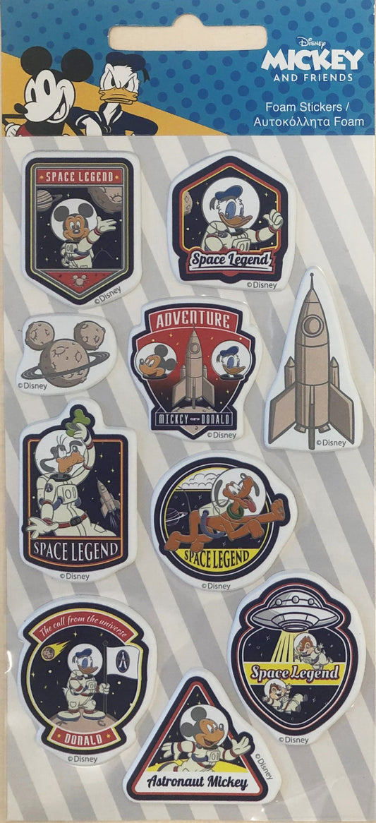 Дисни Мики  Hike puffy foam sticker