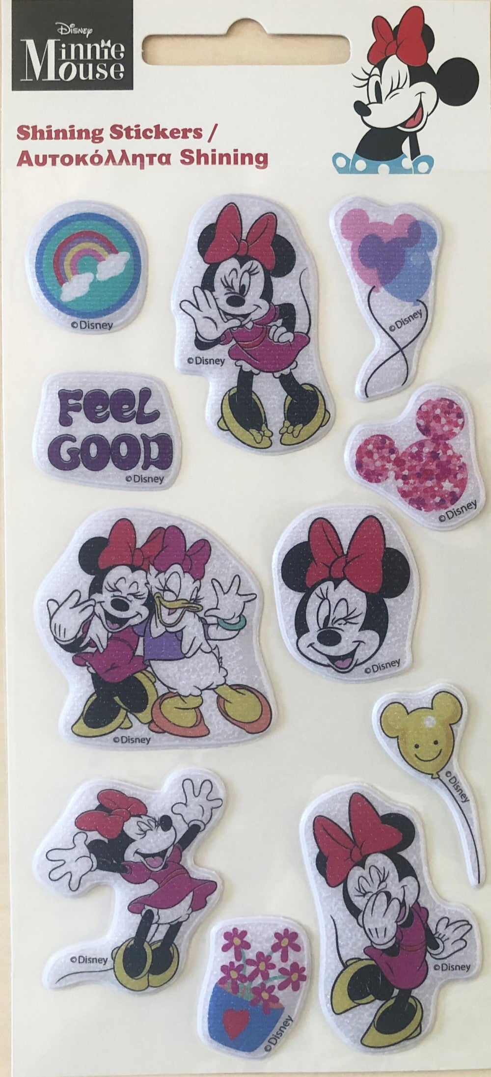 Дисни Мини  glittery puffy foam sticker комплект