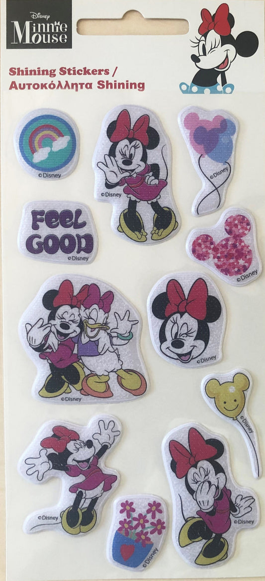 Дисни Мини  glittery puffy foam sticker комплект