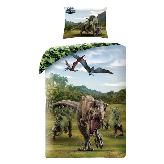 Джурасик свят Stegosaurus bedding комплект 140?Ч200см, 70?Ч90 см
