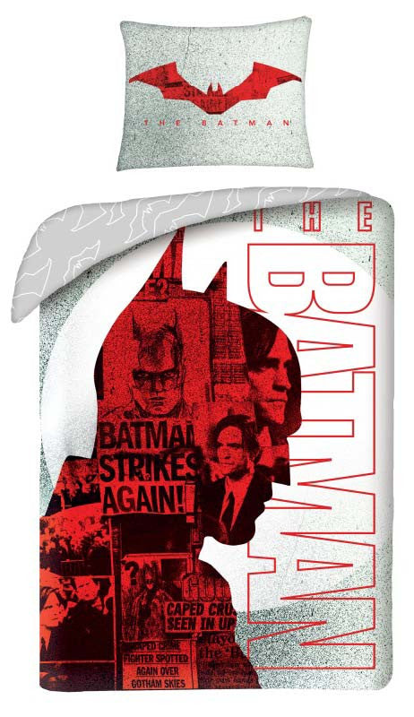 Батман Strikes bedding cover 140?Ч200см, 70?Ч90 см