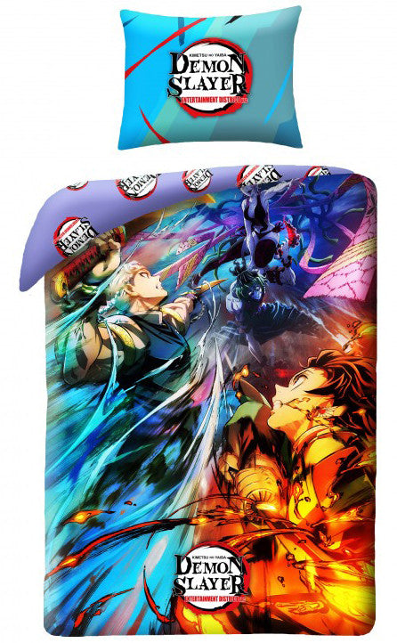 Demon Slayer Прилепtle bedding cover 140?Ч200см, 70?Ч90 см