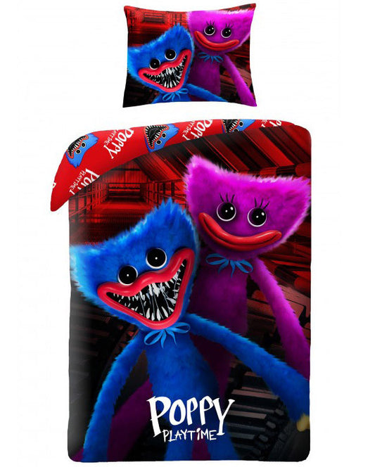 Poppy Playtime Huggy and Kissy bedding комплект 140?Ч200см, 70?Ч90 см