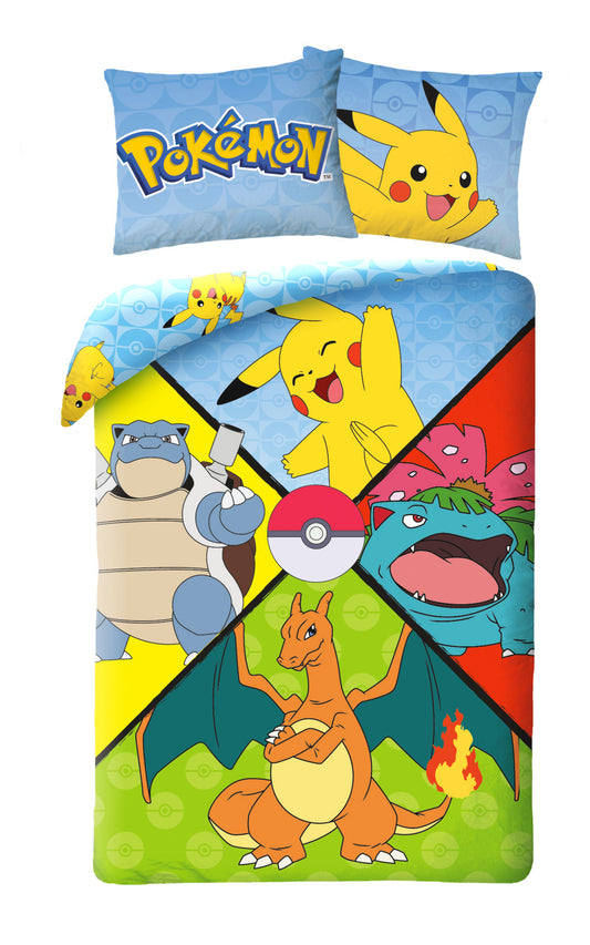 Покемон Fourf  bedding комплект 140?Ч200см, 70?Ч90 см