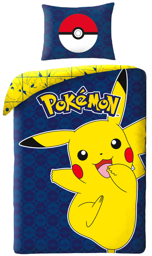Покемон забавен  Pikachu bedding комплект 140?Ч200см, 70?Ч90 см