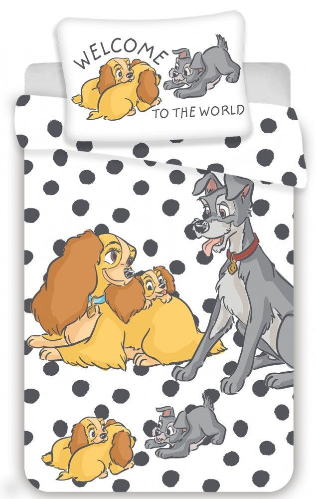 Дисни Lady and the Tramp Деца Bedding комплект 100?Ч135см, 40?Ч60 см
