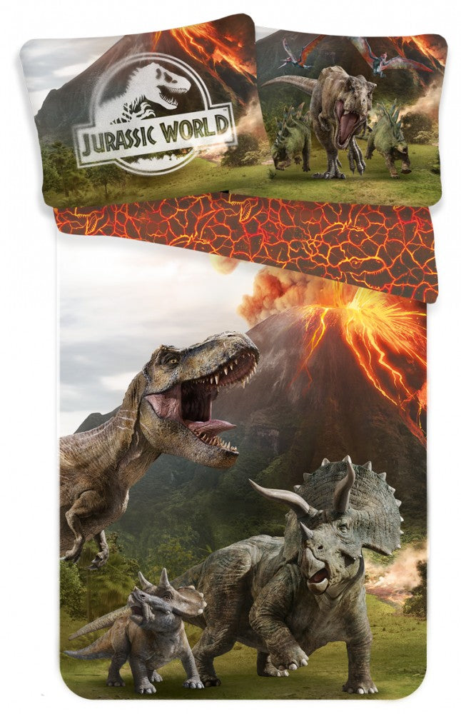Джурасик свят Lava bedding комплект 140x200 см, 70x90 см