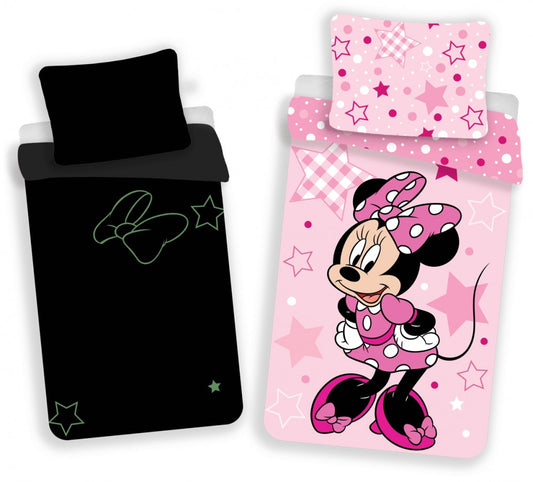 Дисни Мини  glow in the dark bedding комплект 140?Ч200см, 70x90см