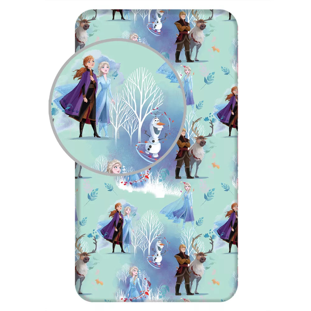 spalno belio charshaf s lastik zamraznaloto kralstvo frozen