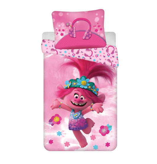Trolls Fun bedding cover 140x200 см, 70x90 см