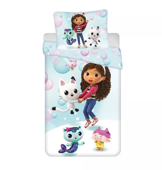 detski spalen komplekt gabbys dollhouse kashtata za kukli na gabi