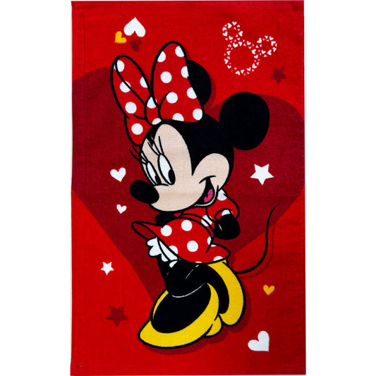 Дисни Мини  Pretty in червен hand хавлия, face хавлия, хавлия 30x50см