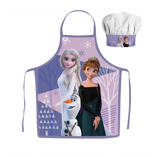 Дисни Замръзналото Кралство Purple комплект от две части детско apron комплект