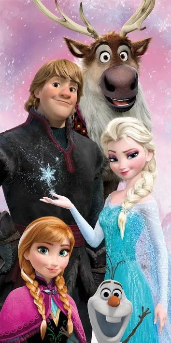Плажна Кърпа хавлия Замръзналото Кралство Frozen